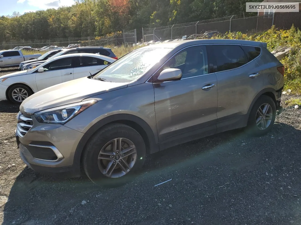 2018 Hyundai Santa Fe Sport VIN: 5XYZT3LB9JG569695 Lot: 76165024