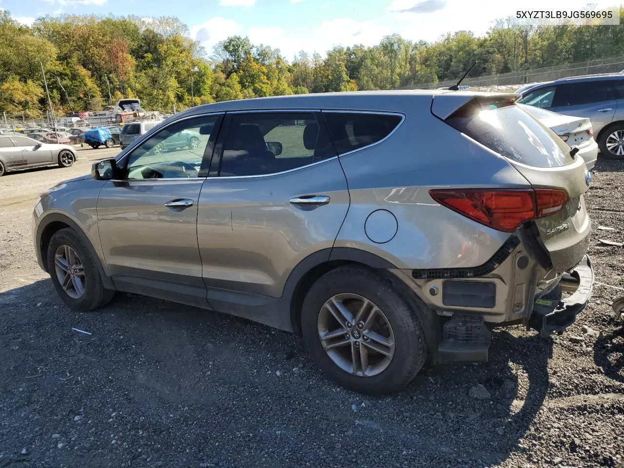 2018 Hyundai Santa Fe Sport VIN: 5XYZT3LB9JG569695 Lot: 76165024