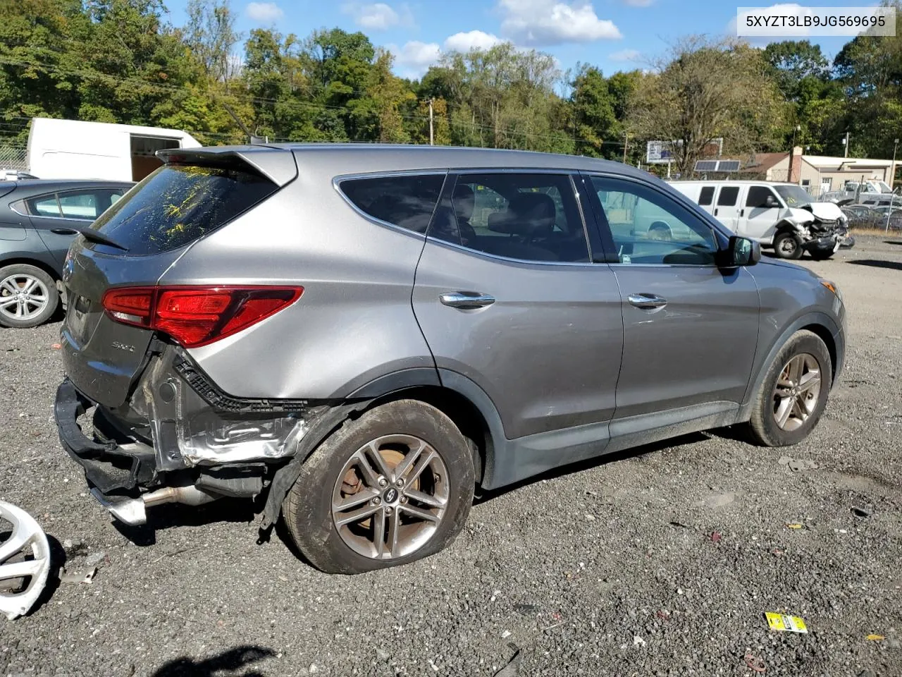 2018 Hyundai Santa Fe Sport VIN: 5XYZT3LB9JG569695 Lot: 76165024