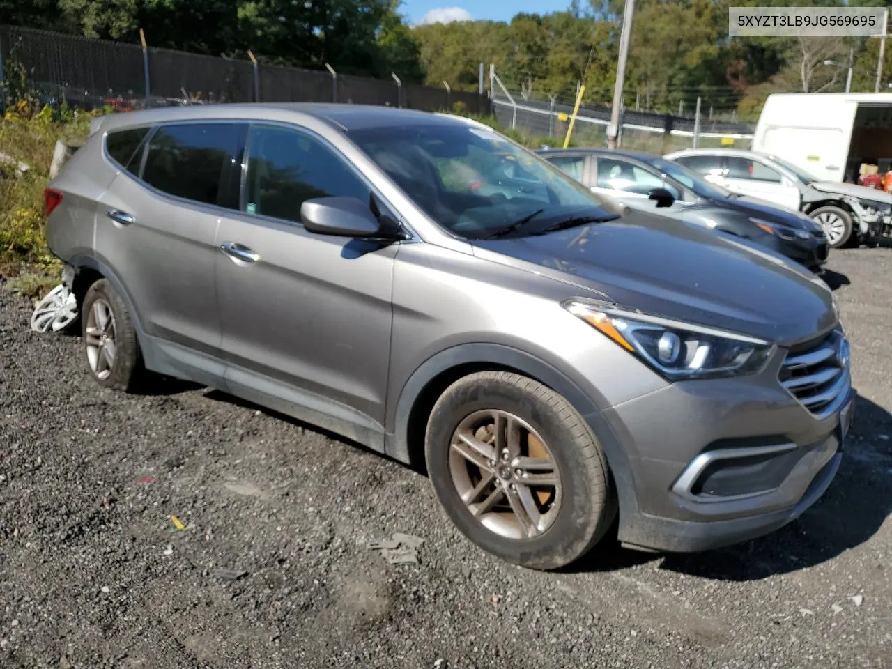 2018 Hyundai Santa Fe Sport VIN: 5XYZT3LB9JG569695 Lot: 76165024