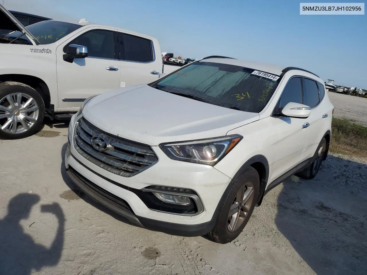 2018 Hyundai Santa Fe Sport VIN: 5NMZU3LB7JH102956 Lot: 76195414