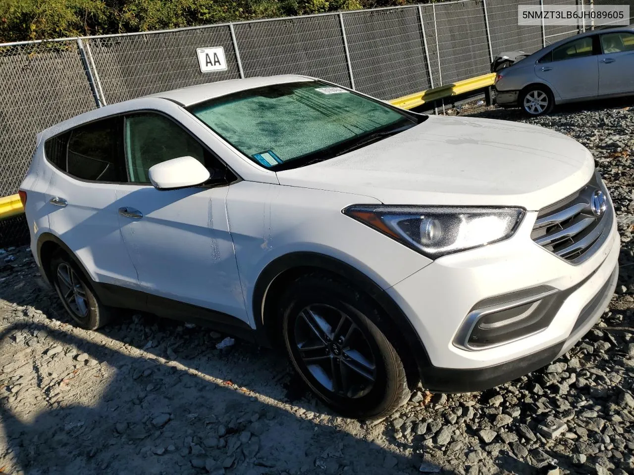 5NMZT3LB6JH089605 2018 Hyundai Santa Fe Sport