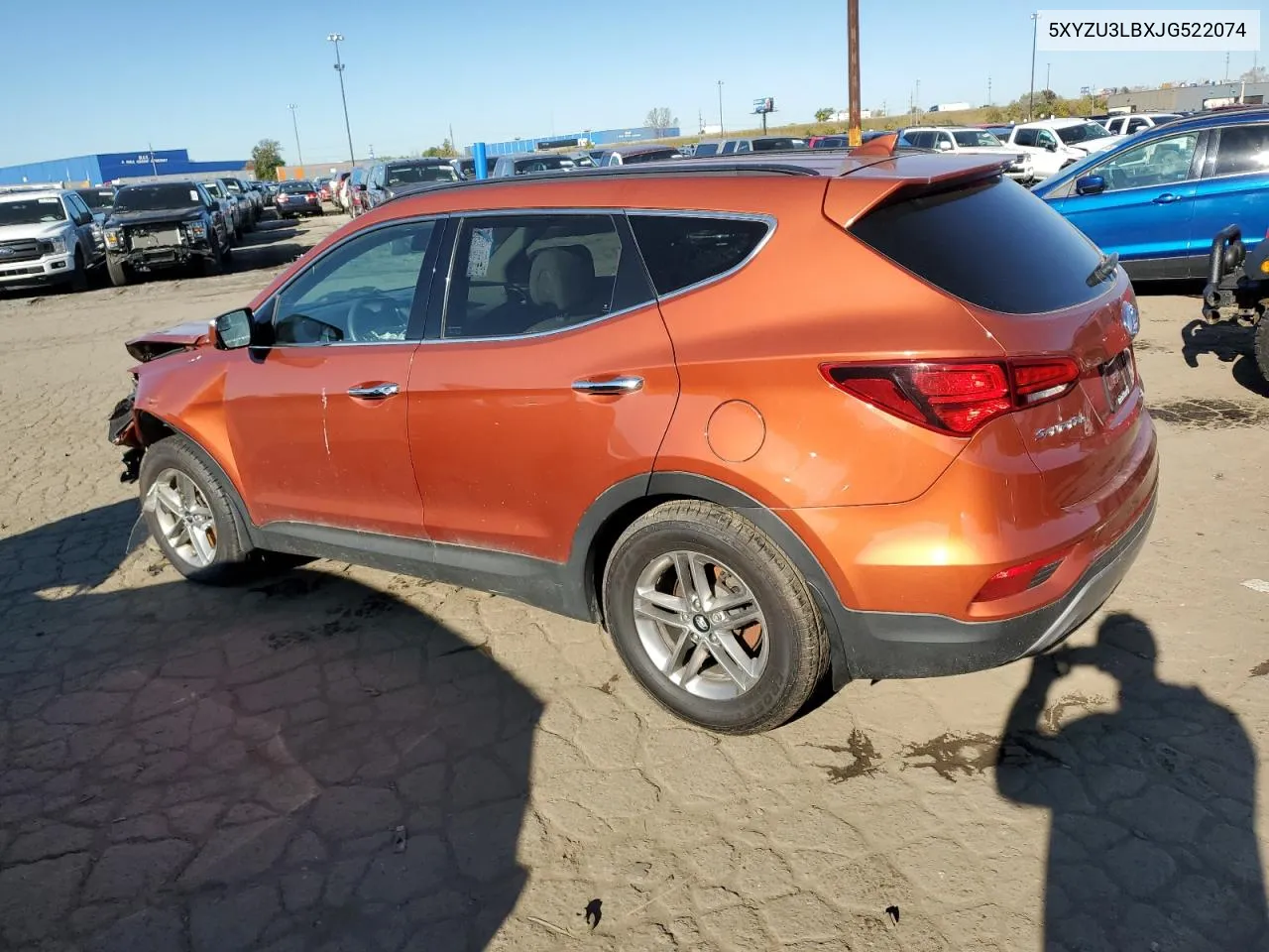 2018 Hyundai Santa Fe Sport VIN: 5XYZU3LBXJG522074 Lot: 76252744