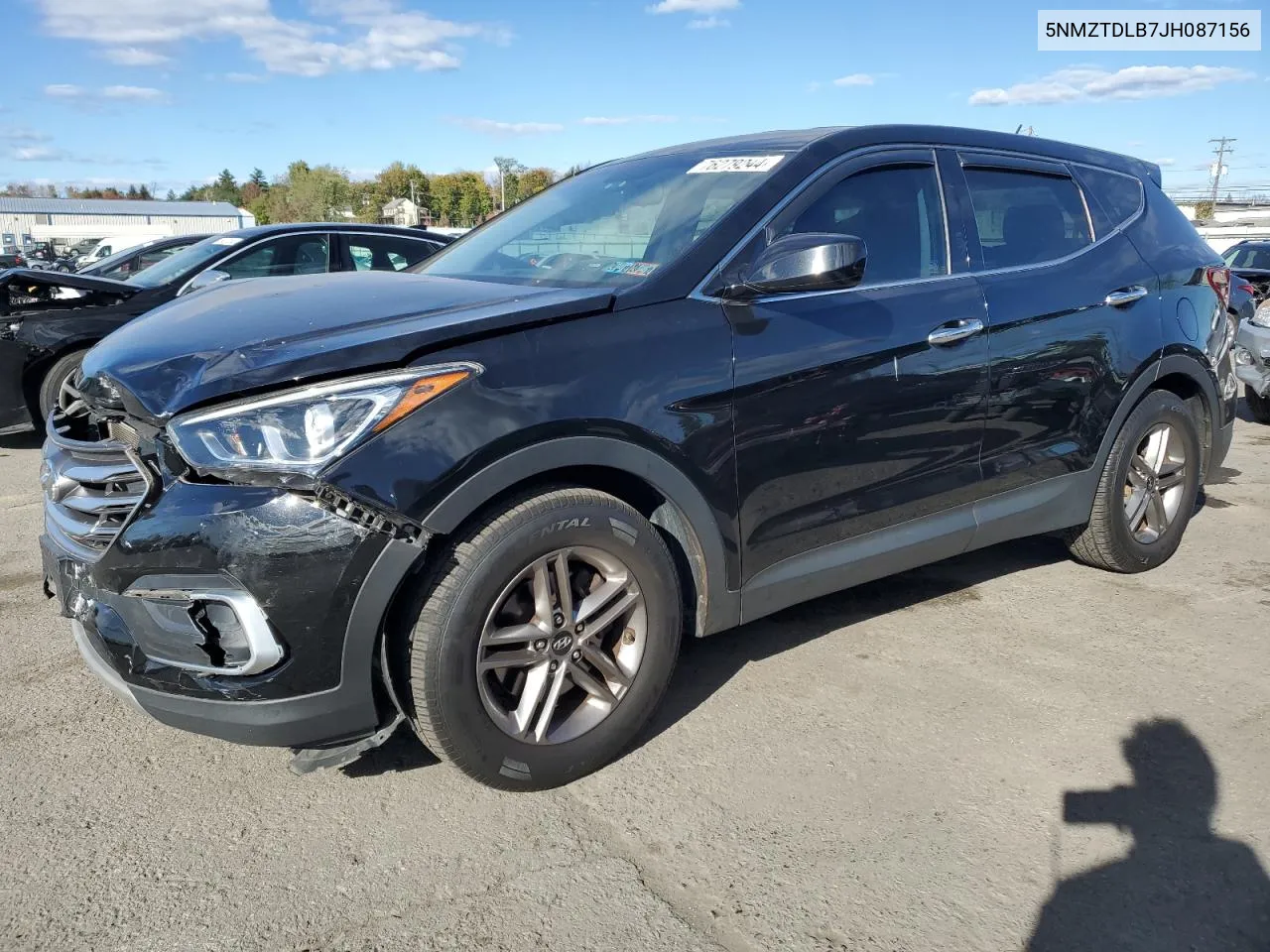 2018 Hyundai Santa Fe Sport VIN: 5NMZTDLB7JH087156 Lot: 76279244