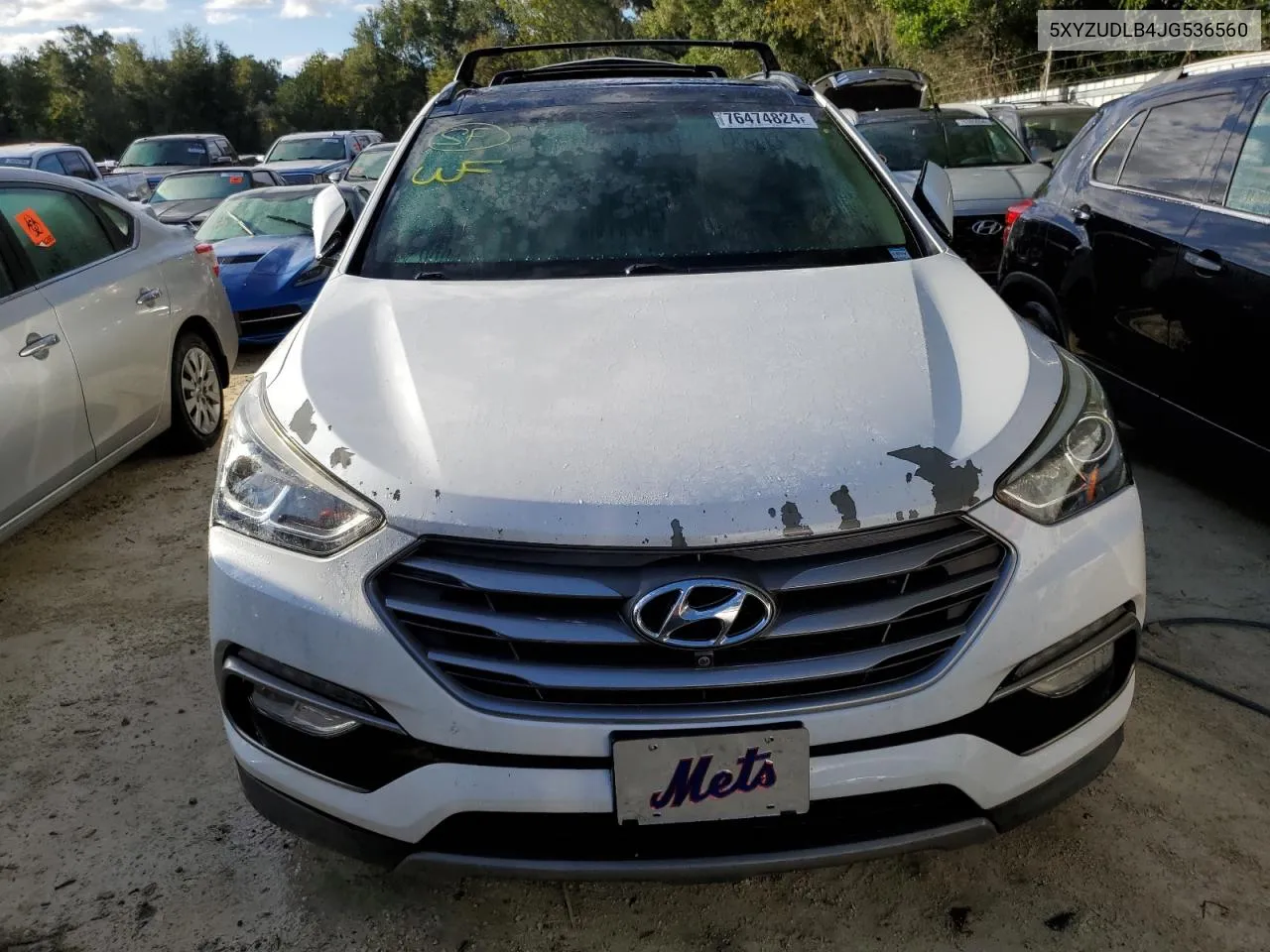 2018 Hyundai Santa Fe Sport VIN: 5XYZUDLB4JG536560 Lot: 76474824