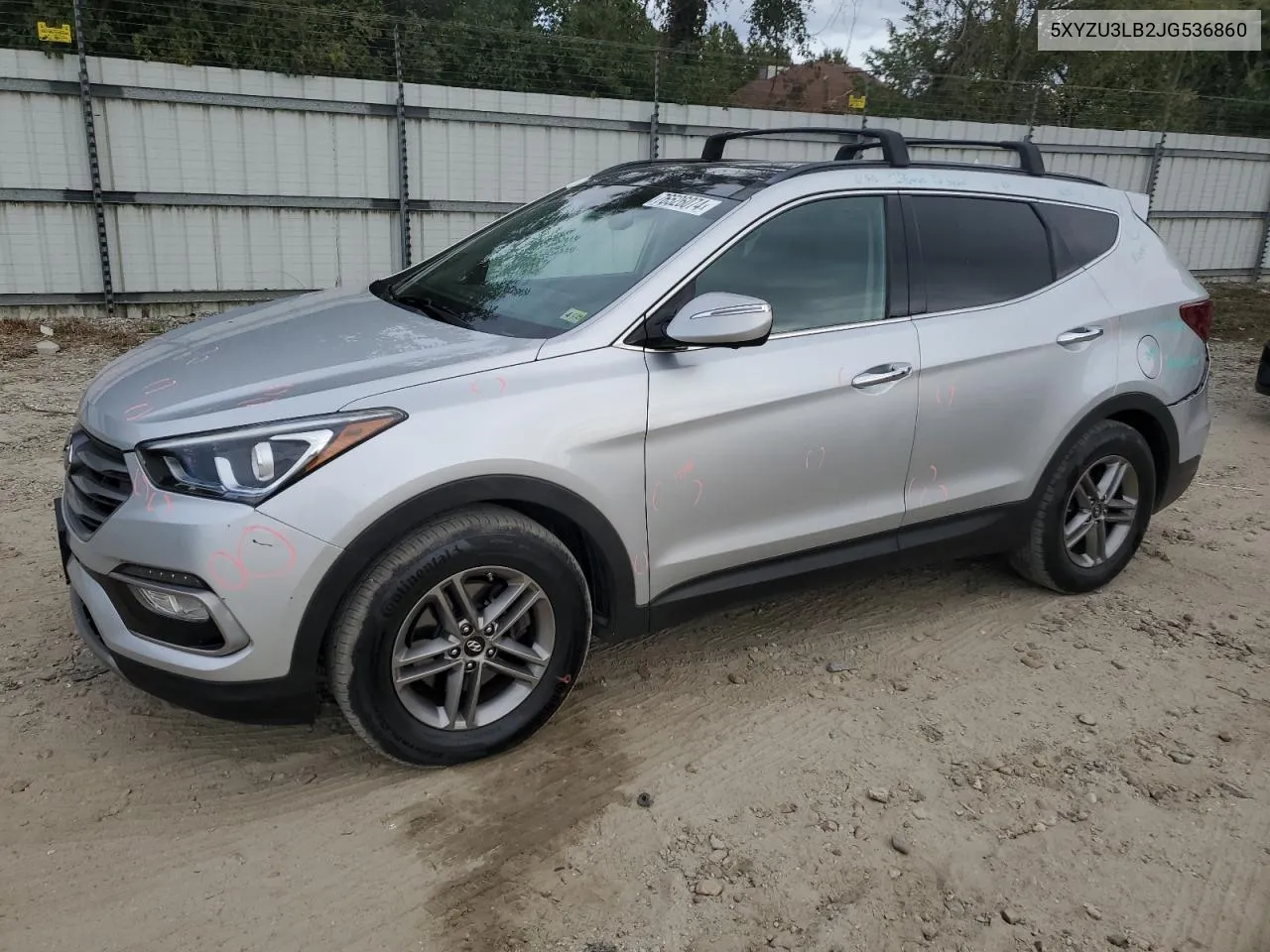 5XYZU3LB2JG536860 2018 Hyundai Santa Fe Sport