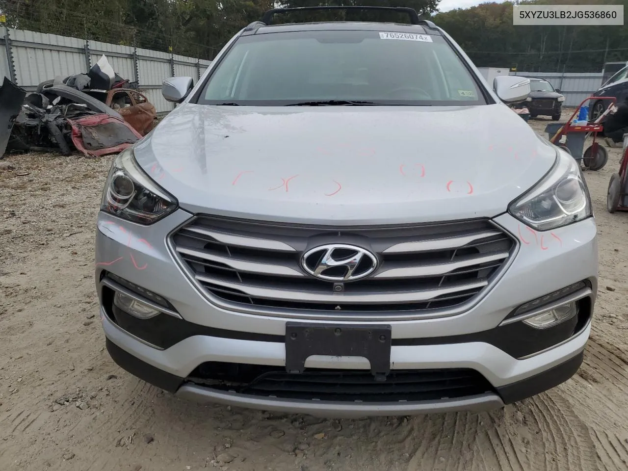 5XYZU3LB2JG536860 2018 Hyundai Santa Fe Sport