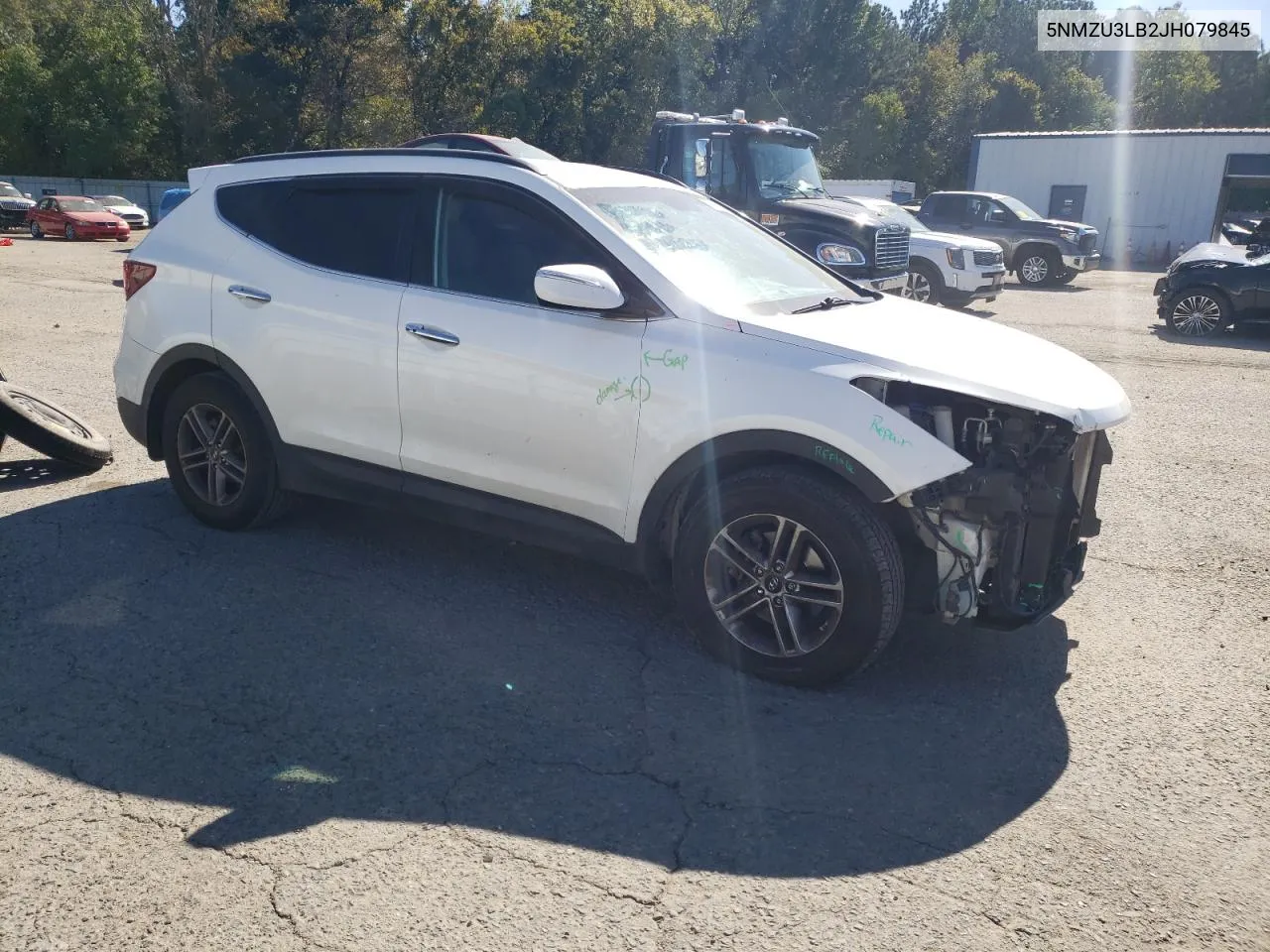 2018 Hyundai Santa Fe Sport VIN: 5NMZU3LB2JH079845 Lot: 76556894