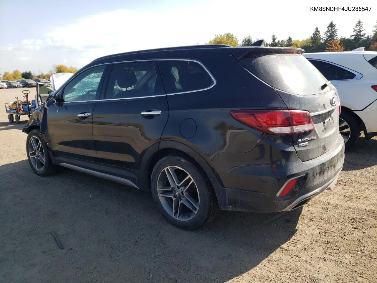 2018 Hyundai Santa Fe Se VIN: KM8SNDHF4JU286547 Lot: 76597784