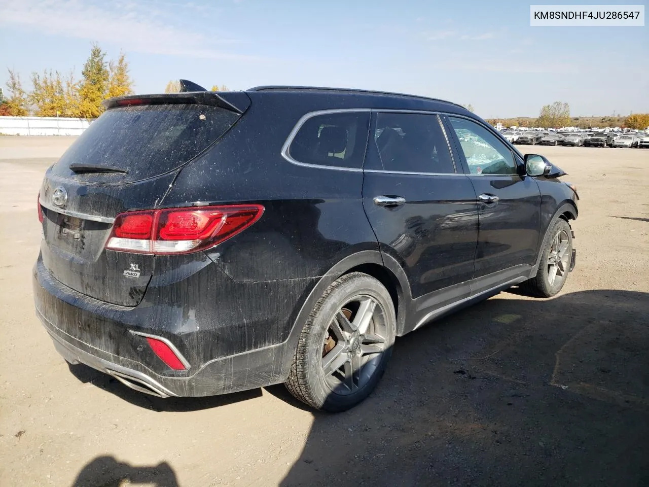 2018 Hyundai Santa Fe Se VIN: KM8SNDHF4JU286547 Lot: 76597784