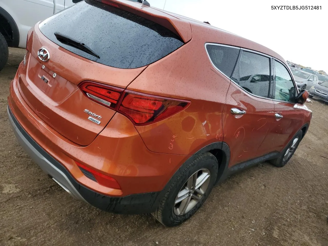 2018 Hyundai Santa Fe Sport VIN: 5XYZTDLB5JG512481 Lot: 76845634