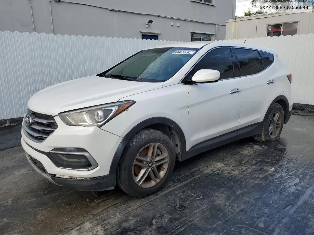 2018 Hyundai Santa Fe Sport VIN: 5XYZT3LB7JG566648 Lot: 77150814