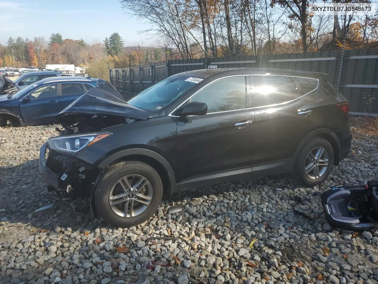 2018 Hyundai Santa Fe Sport VIN: 5XYZTDLB7JG548673 Lot: 77245444