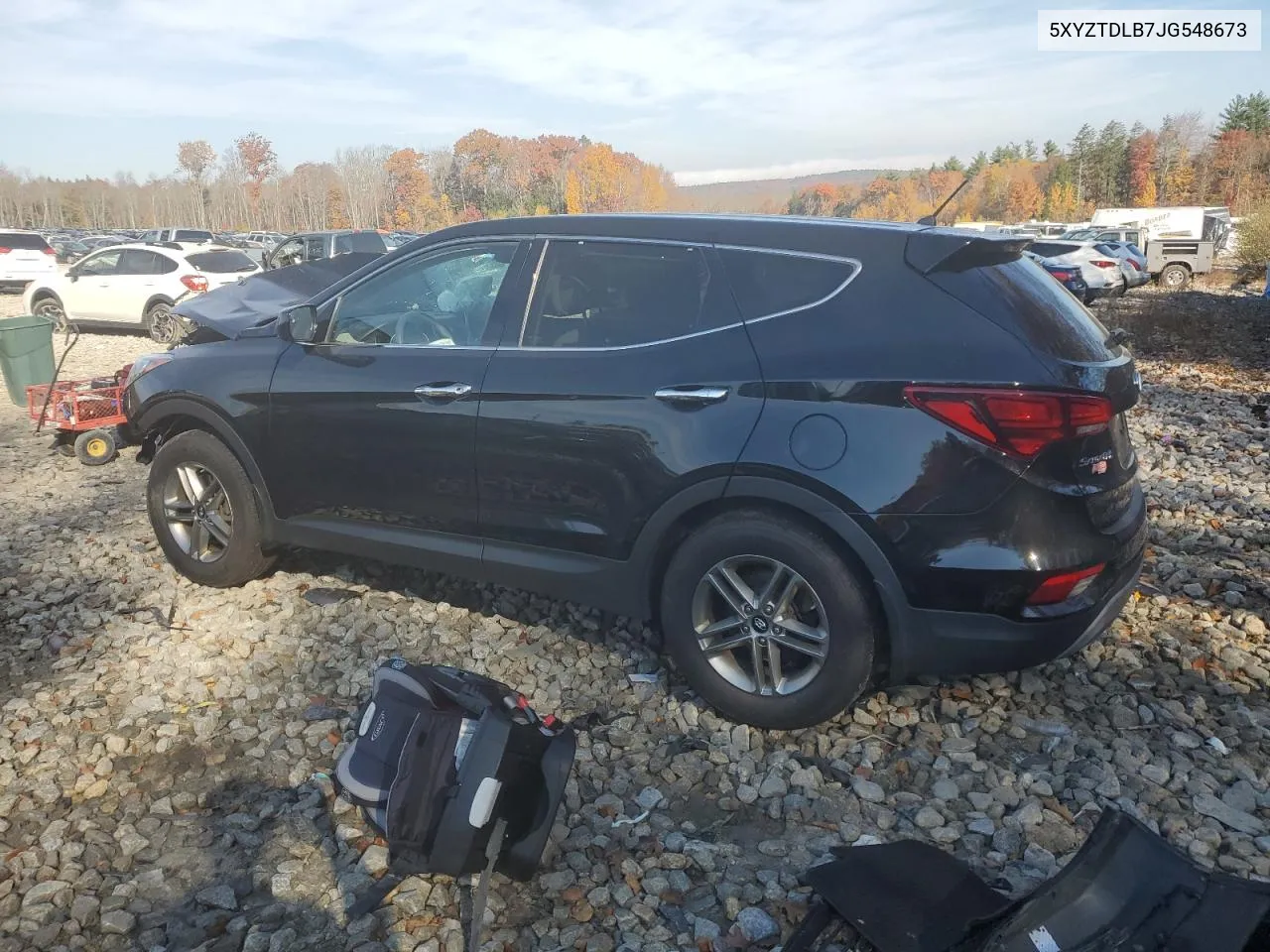 2018 Hyundai Santa Fe Sport VIN: 5XYZTDLB7JG548673 Lot: 77245444