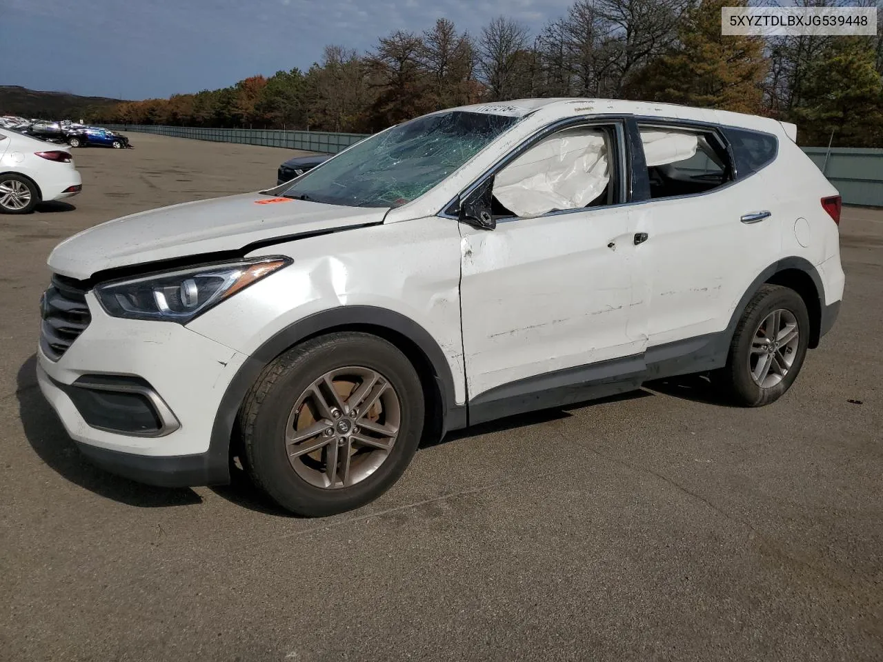 2018 Hyundai Santa Fe Sport VIN: 5XYZTDLBXJG539448 Lot: 77272184