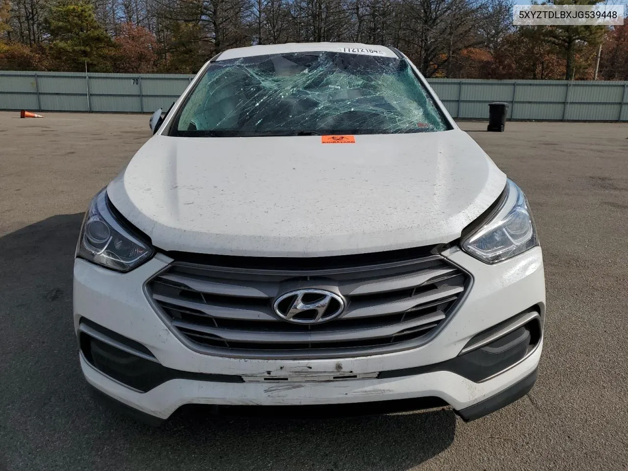 2018 Hyundai Santa Fe Sport VIN: 5XYZTDLBXJG539448 Lot: 77272184