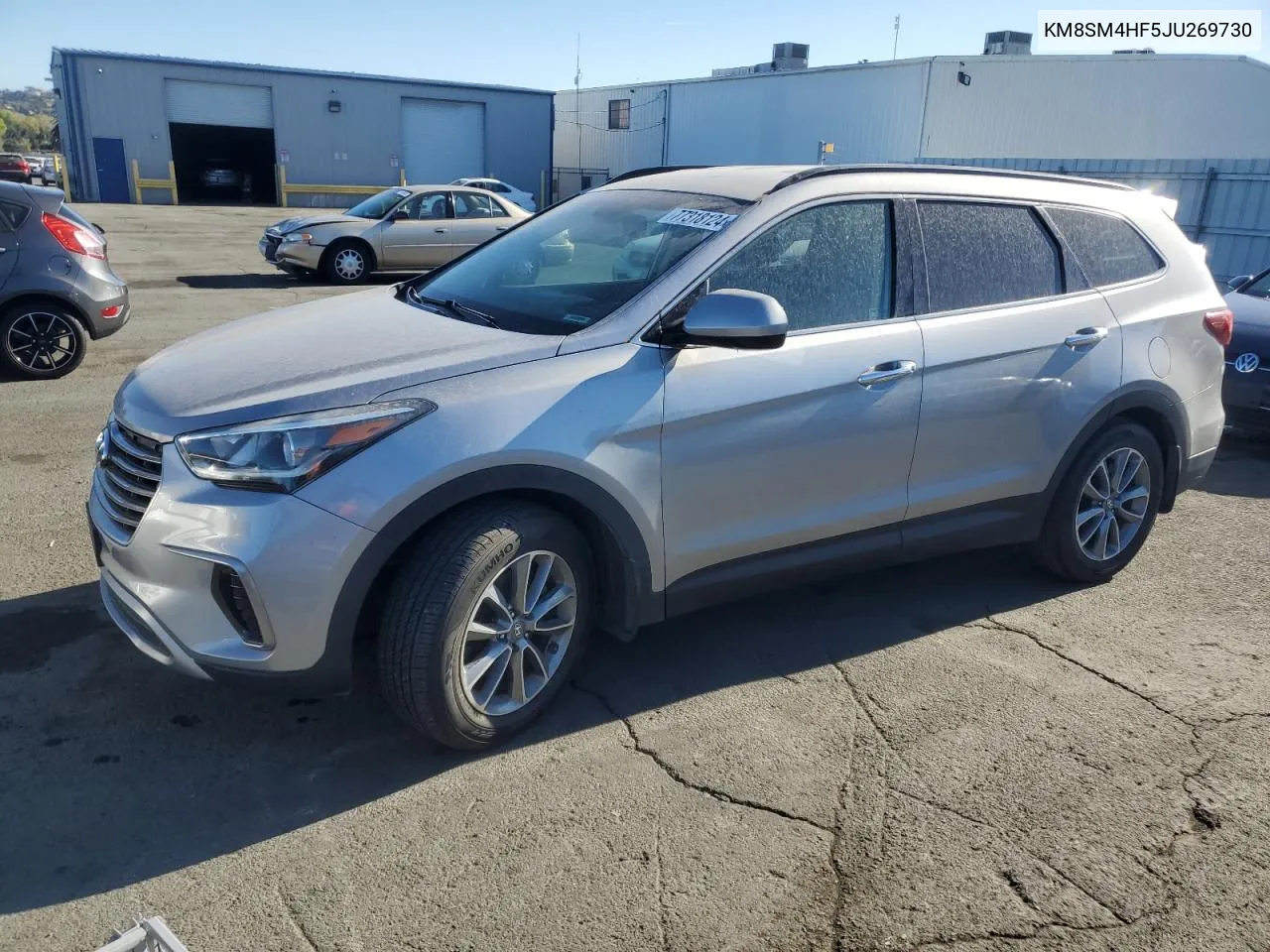 2018 Hyundai Santa Fe Se VIN: KM8SM4HF5JU269730 Lot: 77318124