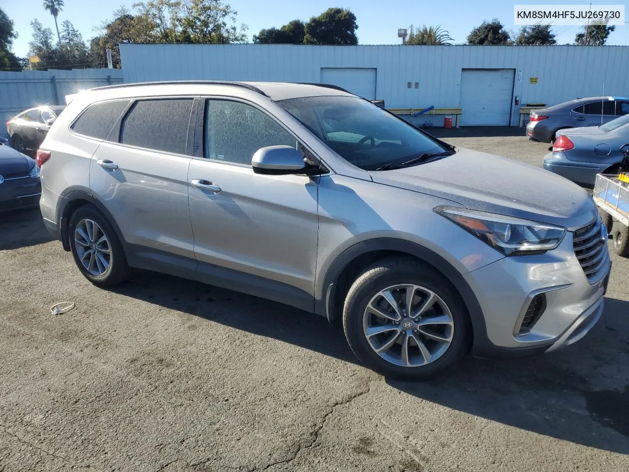 2018 Hyundai Santa Fe Se VIN: KM8SM4HF5JU269730 Lot: 77318124