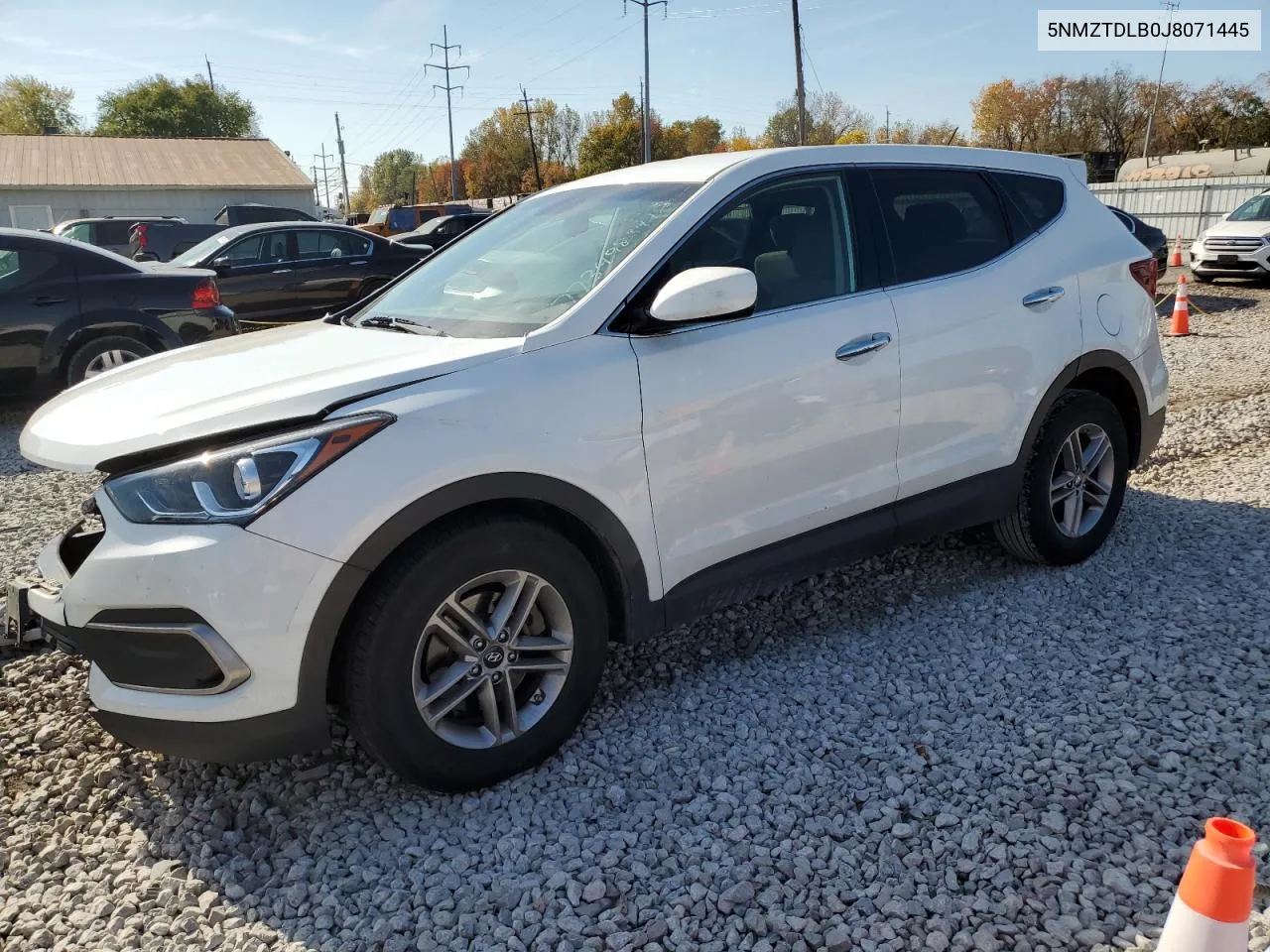 2018 Hyundai Santa Fe S VIN: 5NMZTDLB0J8071445 Lot: 77349834