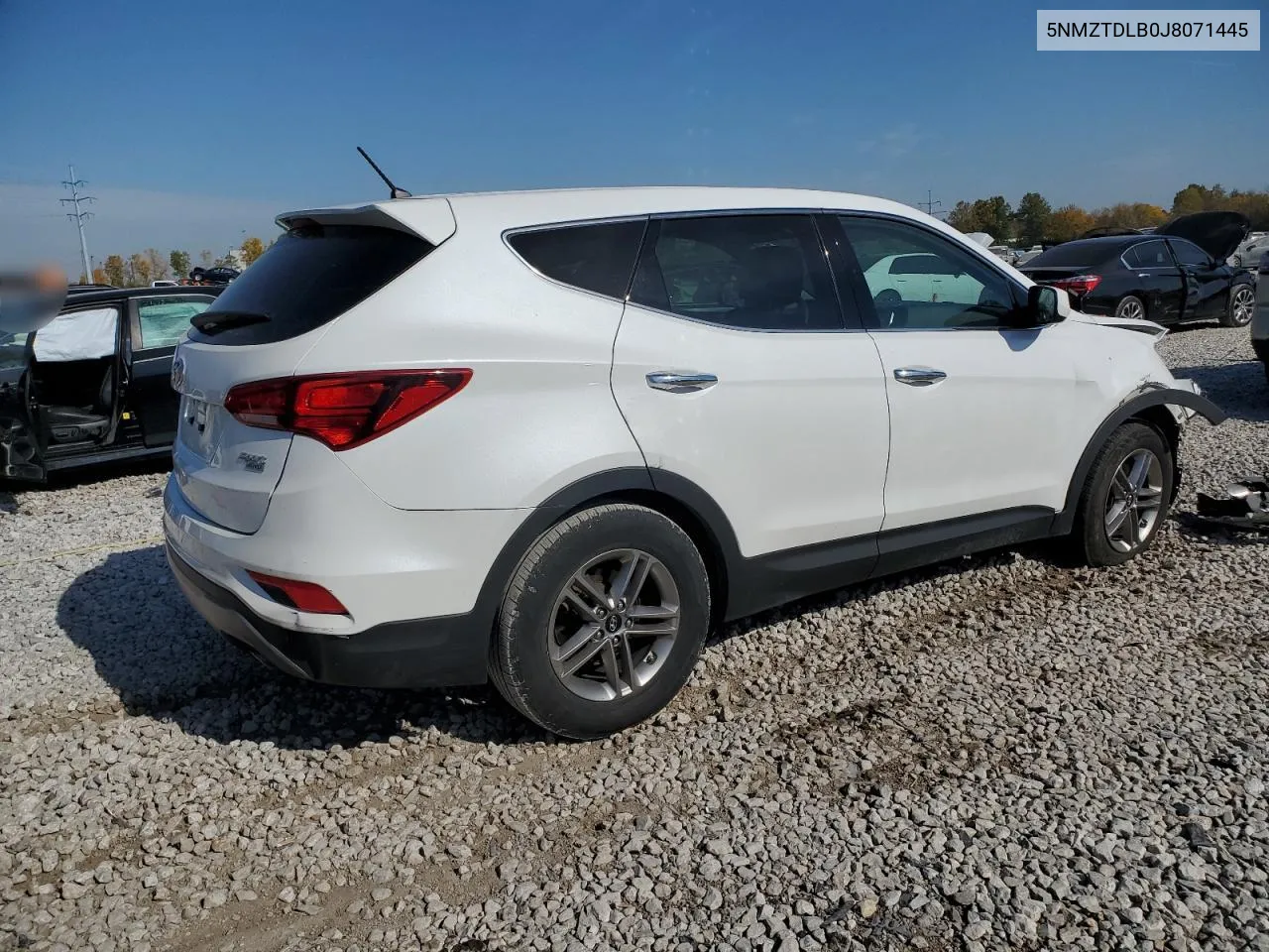 2018 Hyundai Santa Fe S VIN: 5NMZTDLB0J8071445 Lot: 77349834