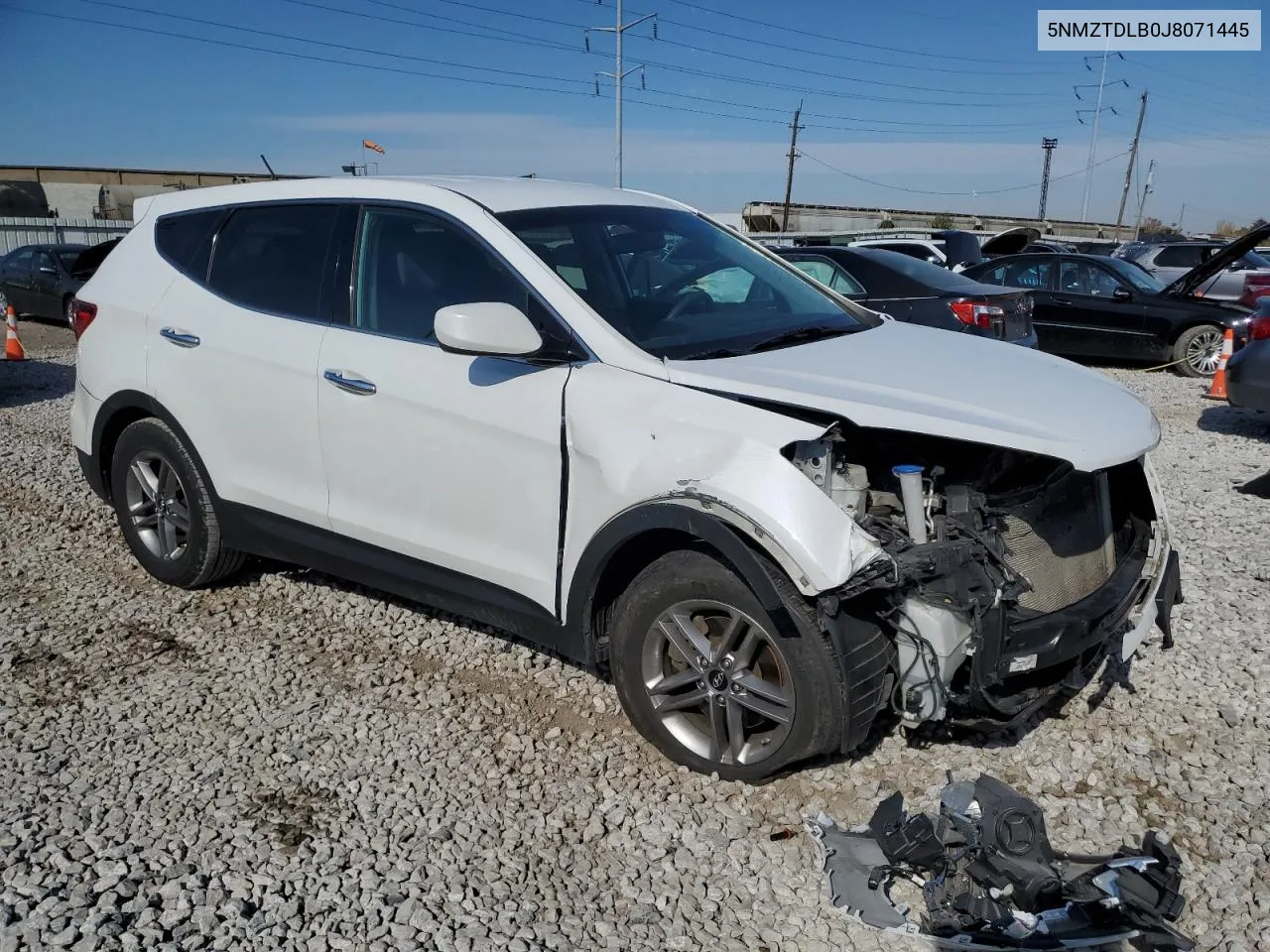 2018 Hyundai Santa Fe S VIN: 5NMZTDLB0J8071445 Lot: 77349834