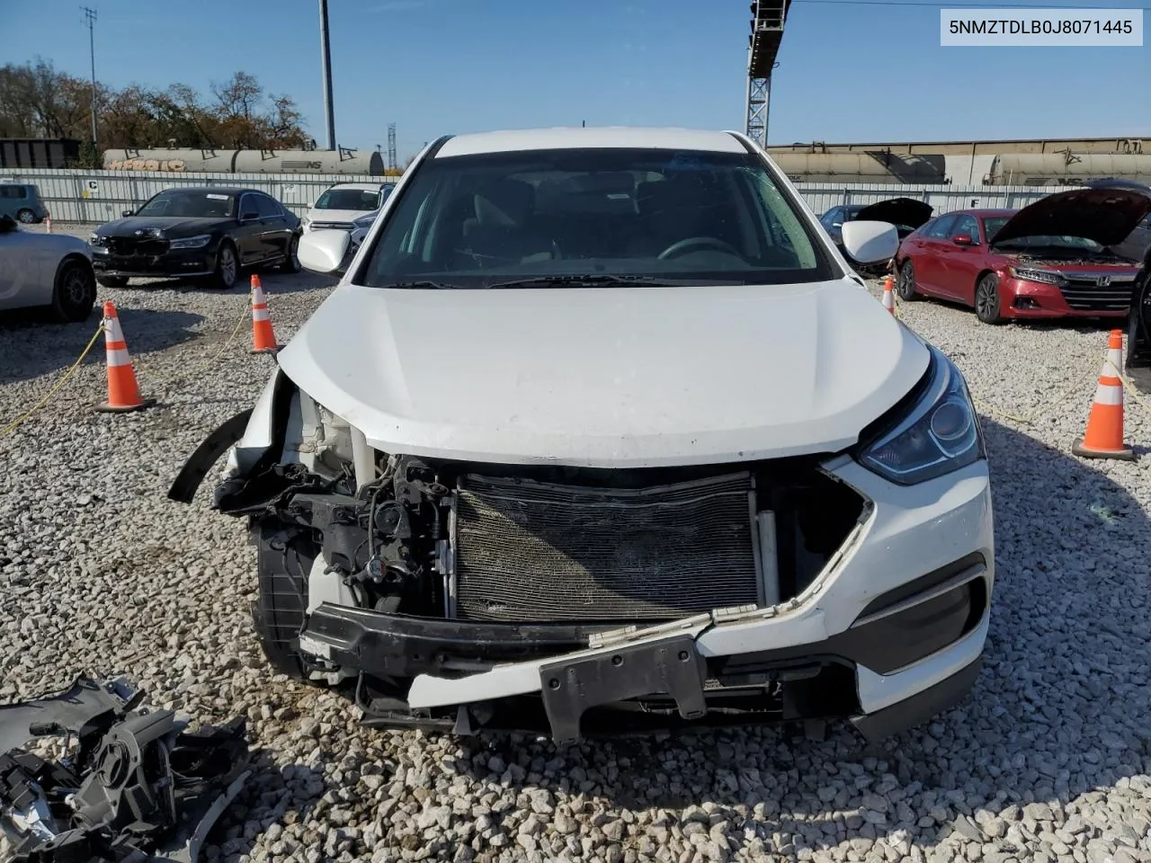 2018 Hyundai Santa Fe S VIN: 5NMZTDLB0J8071445 Lot: 77349834