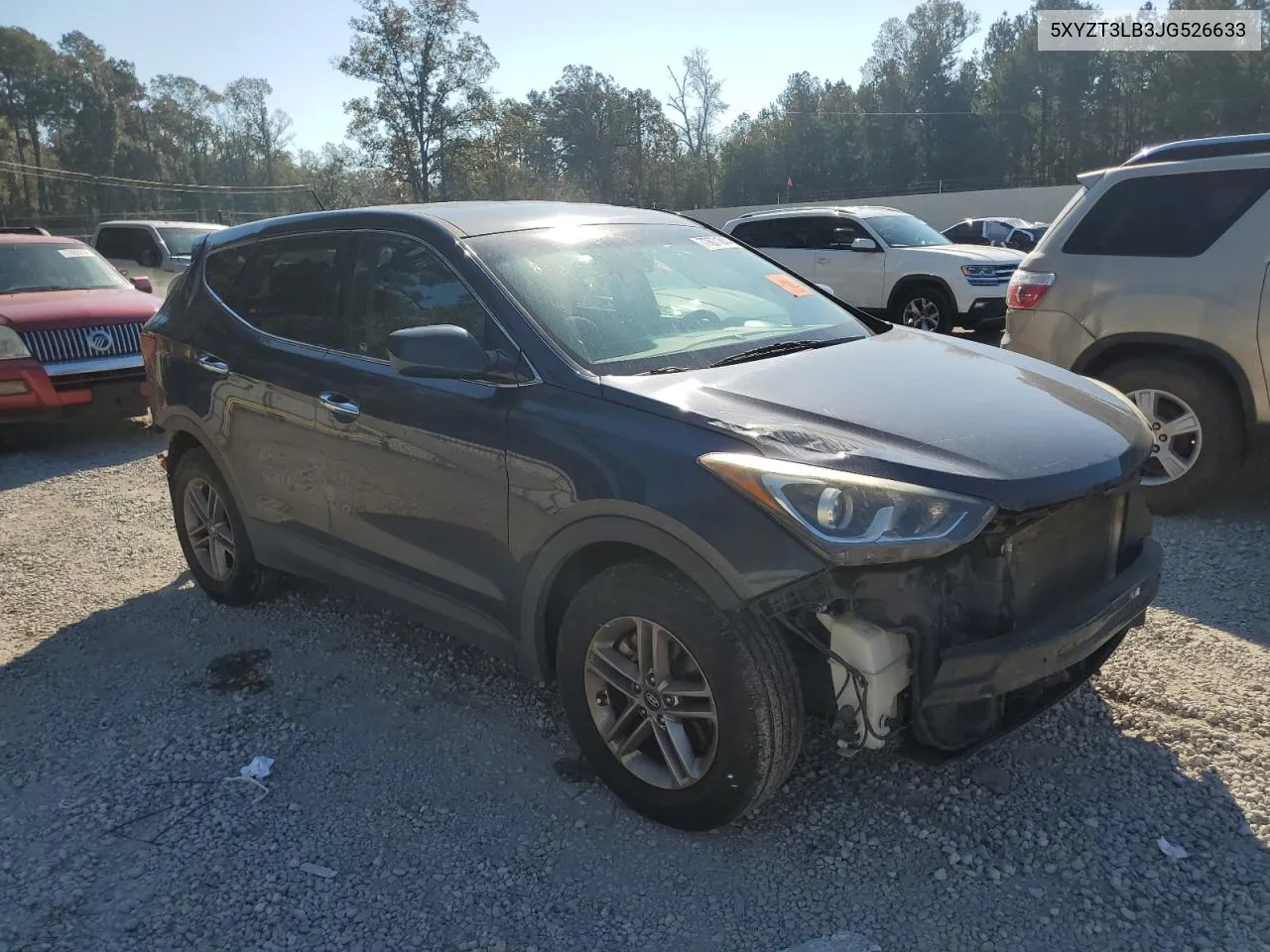 2018 Hyundai Santa Fe Sport VIN: 5XYZT3LB3JG526633 Lot: 77671844