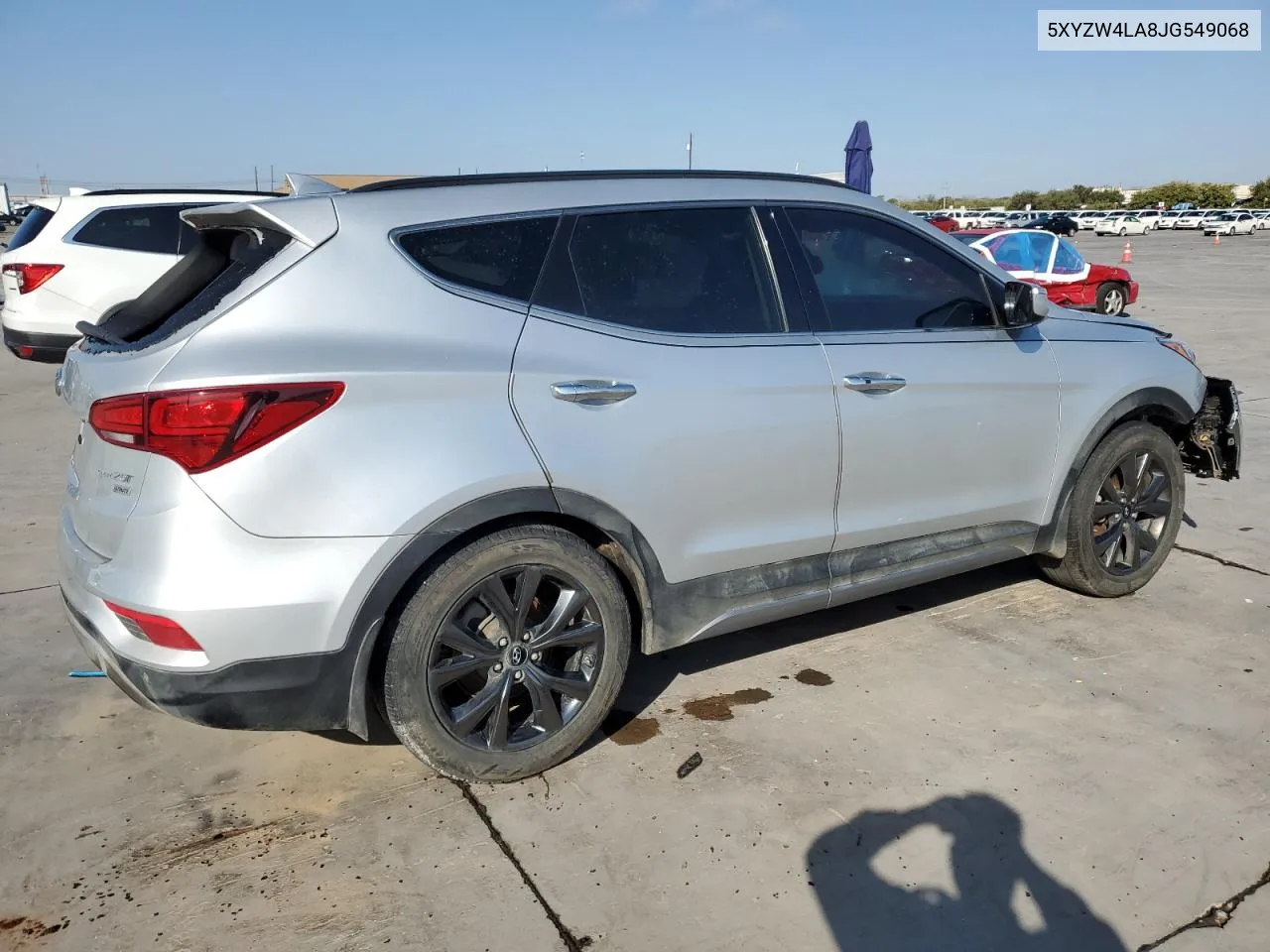 2018 Hyundai Santa Fe Sport VIN: 5XYZW4LA8JG549068 Lot: 78272834