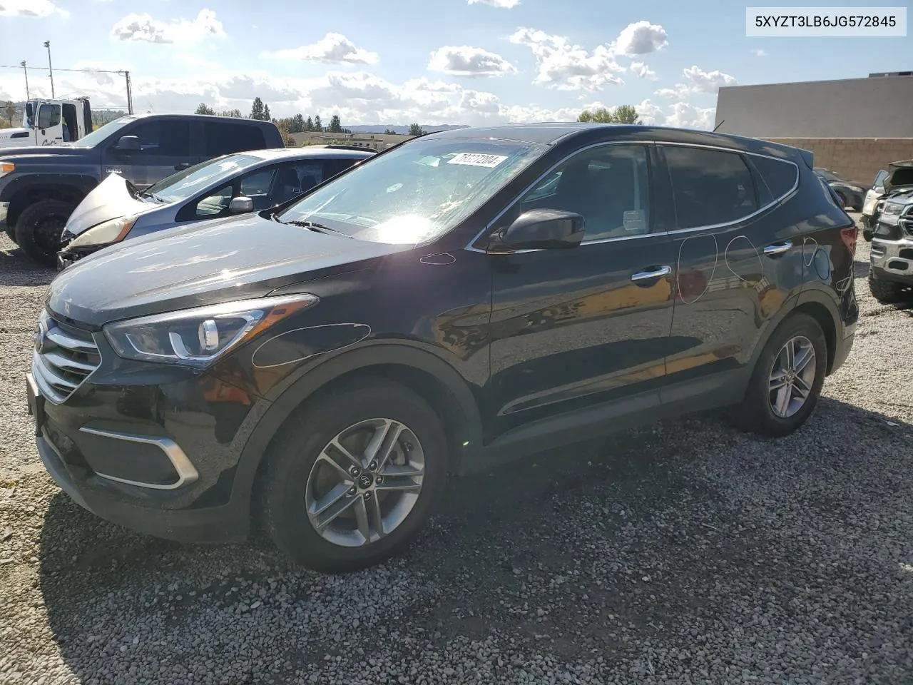 2018 Hyundai Santa Fe Sport VIN: 5XYZT3LB6JG572845 Lot: 78327204