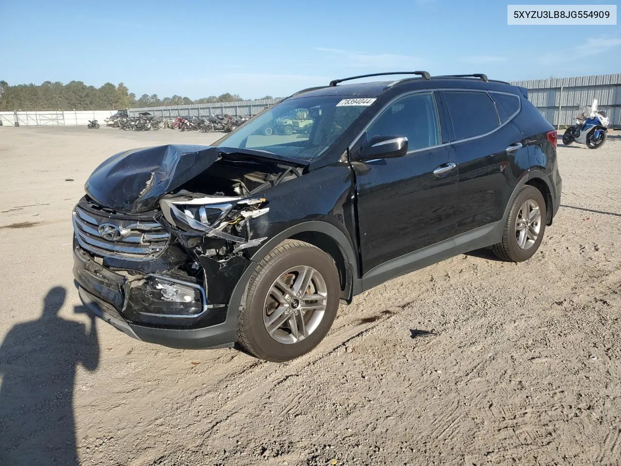 2018 Hyundai Santa Fe Sport VIN: 5XYZU3LB8JG554909 Lot: 78394044