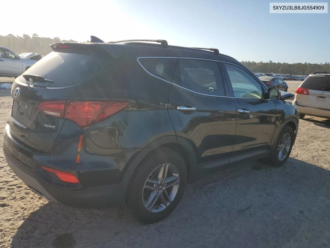 2018 Hyundai Santa Fe Sport VIN: 5XYZU3LB8JG554909 Lot: 78394044