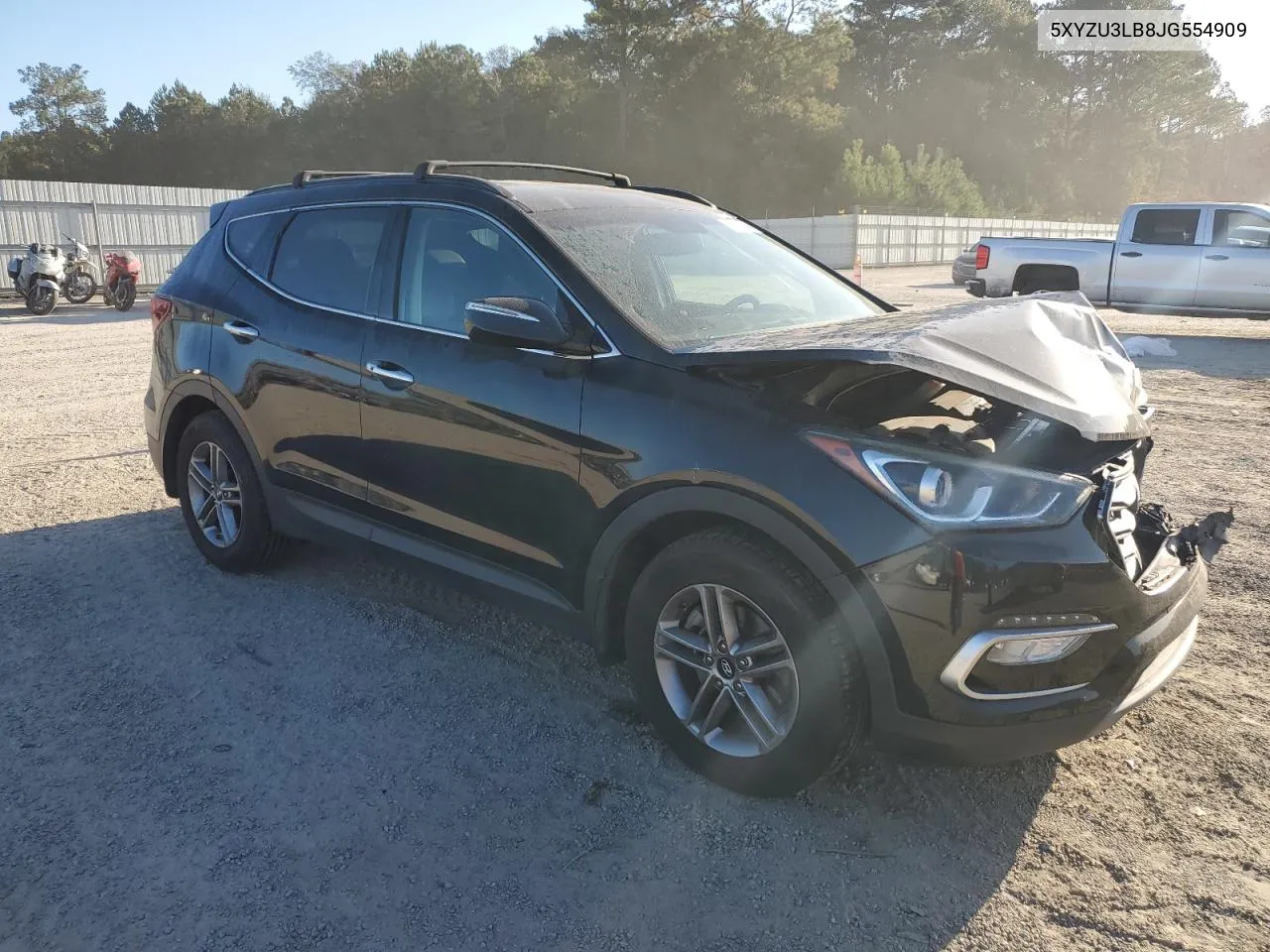 2018 Hyundai Santa Fe Sport VIN: 5XYZU3LB8JG554909 Lot: 78394044