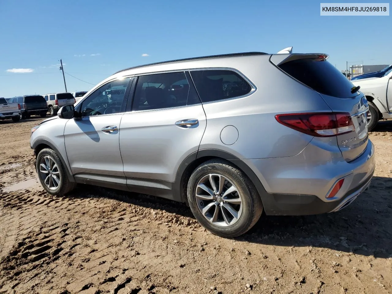 2018 Hyundai Santa Fe Se VIN: KM8SM4HF8JU269818 Lot: 78411794