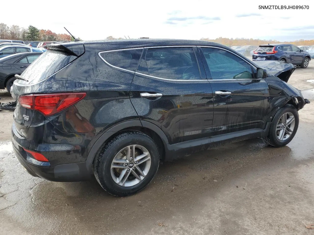 2018 Hyundai Santa Fe Sport VIN: 5NMZTDLB9JH089670 Lot: 78602294