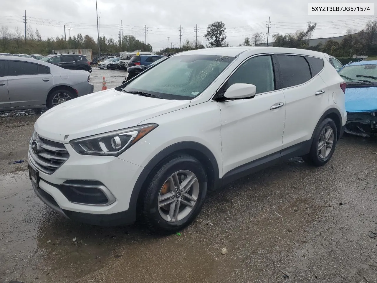 2018 Hyundai Santa Fe Sport VIN: 5XYZT3LB7JG571574 Lot: 78958954