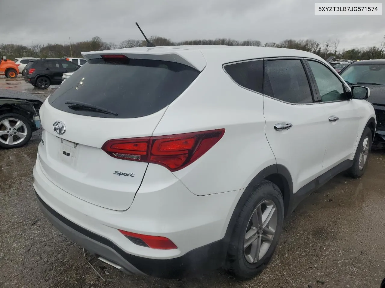 2018 Hyundai Santa Fe Sport VIN: 5XYZT3LB7JG571574 Lot: 78958954