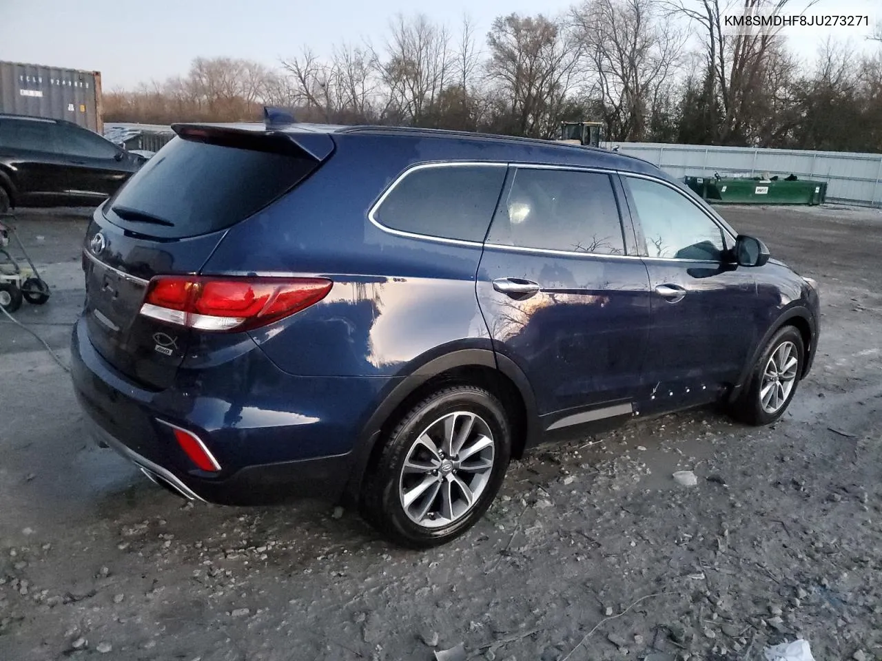 2018 Hyundai Santa Fe Se VIN: KM8SMDHF8JU273271 Lot: 79751054