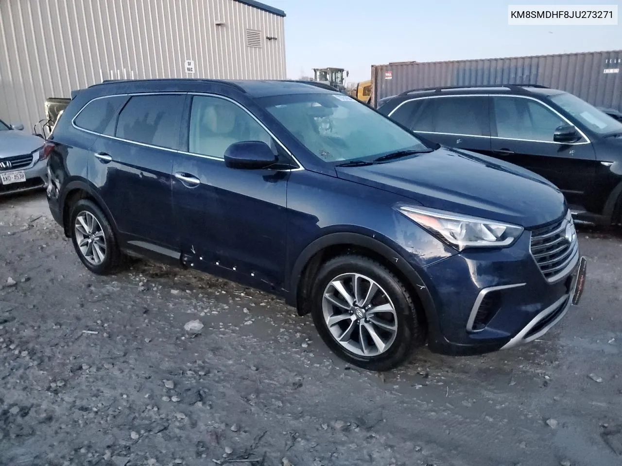 2018 Hyundai Santa Fe Se VIN: KM8SMDHF8JU273271 Lot: 79751054