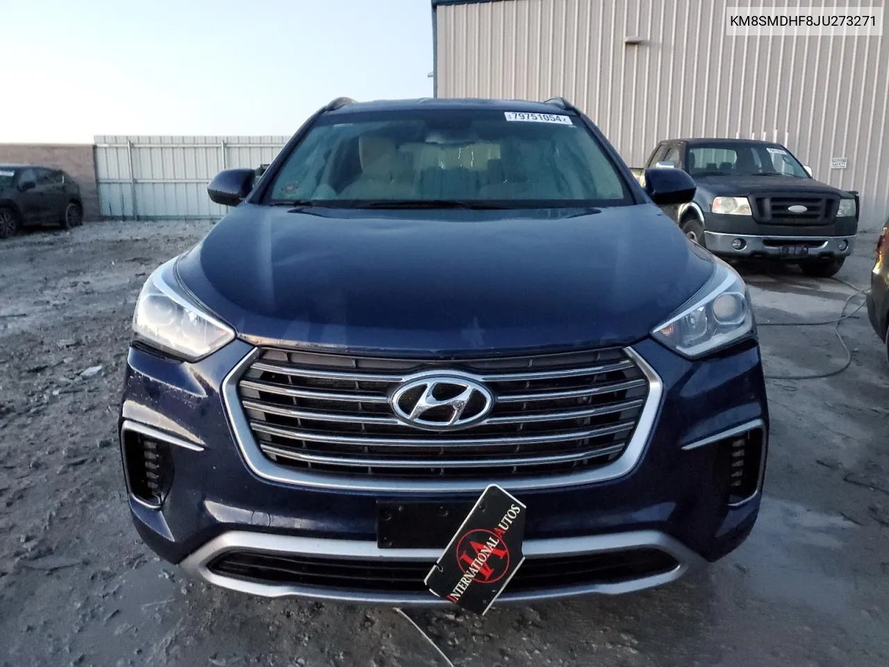 2018 Hyundai Santa Fe Se VIN: KM8SMDHF8JU273271 Lot: 79751054