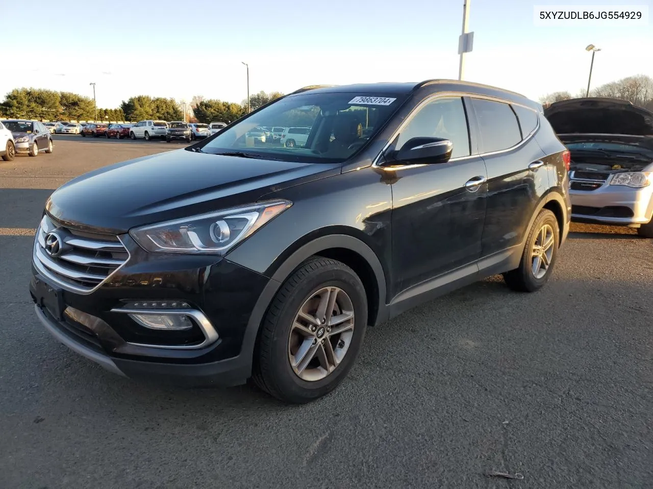 2018 Hyundai Santa Fe Sport VIN: 5XYZUDLB6JG554929 Lot: 79863704