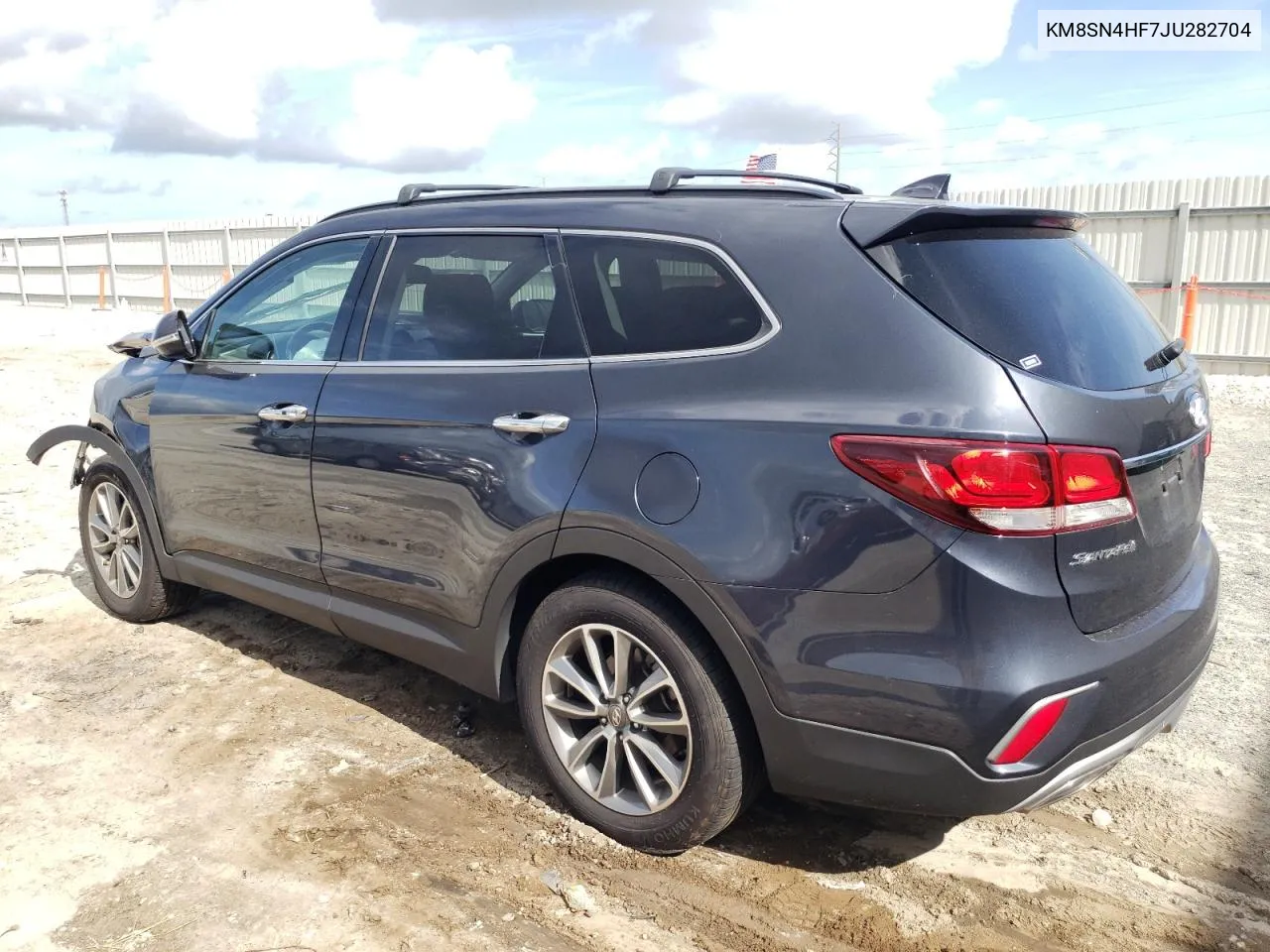 2018 Hyundai Santa Fe Se VIN: KM8SN4HF7JU282704 Lot: 79866844