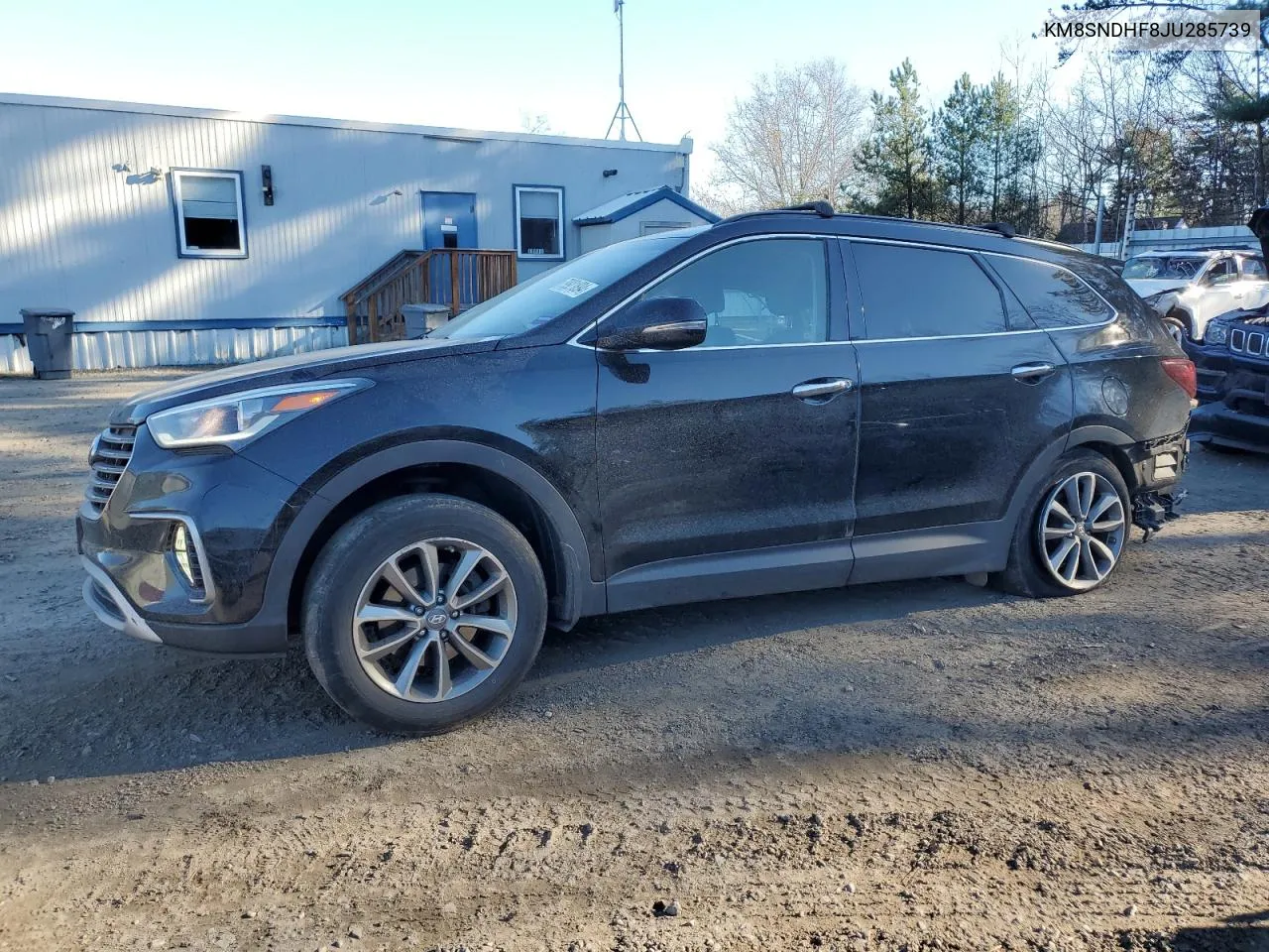 2018 Hyundai Santa Fe Se VIN: KM8SNDHF8JU285739 Lot: 79921894