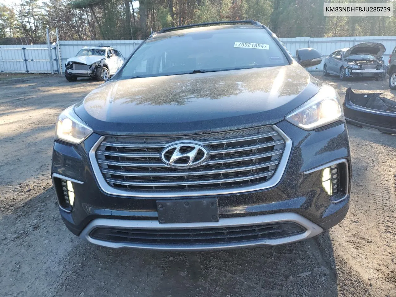 2018 Hyundai Santa Fe Se VIN: KM8SNDHF8JU285739 Lot: 79921894