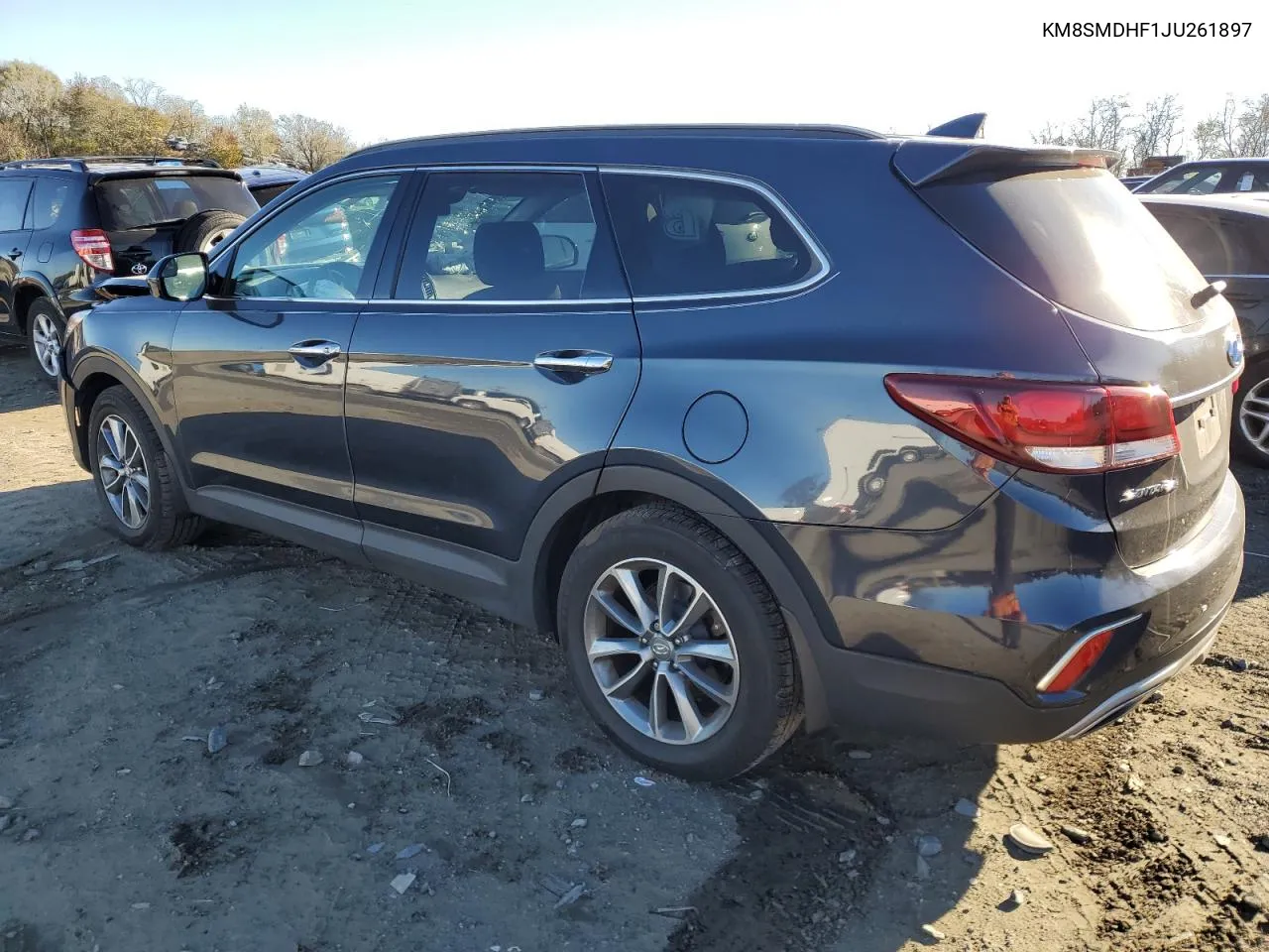 2018 Hyundai Santa Fe Se VIN: KM8SMDHF1JU261897 Lot: 80144724