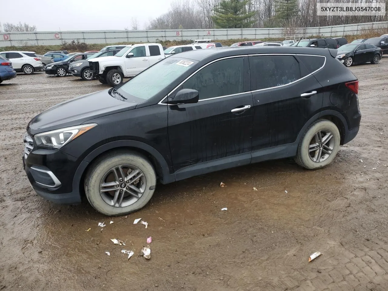 2018 Hyundai Santa Fe Sport VIN: 5XYZT3LB8JG547008 Lot: 80362224