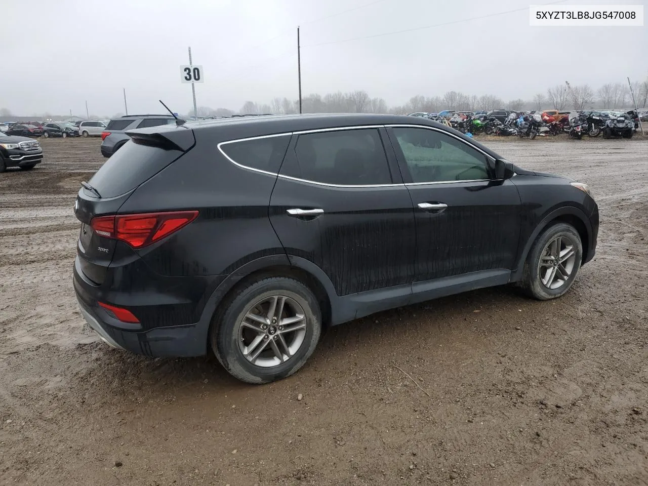 2018 Hyundai Santa Fe Sport VIN: 5XYZT3LB8JG547008 Lot: 80362224