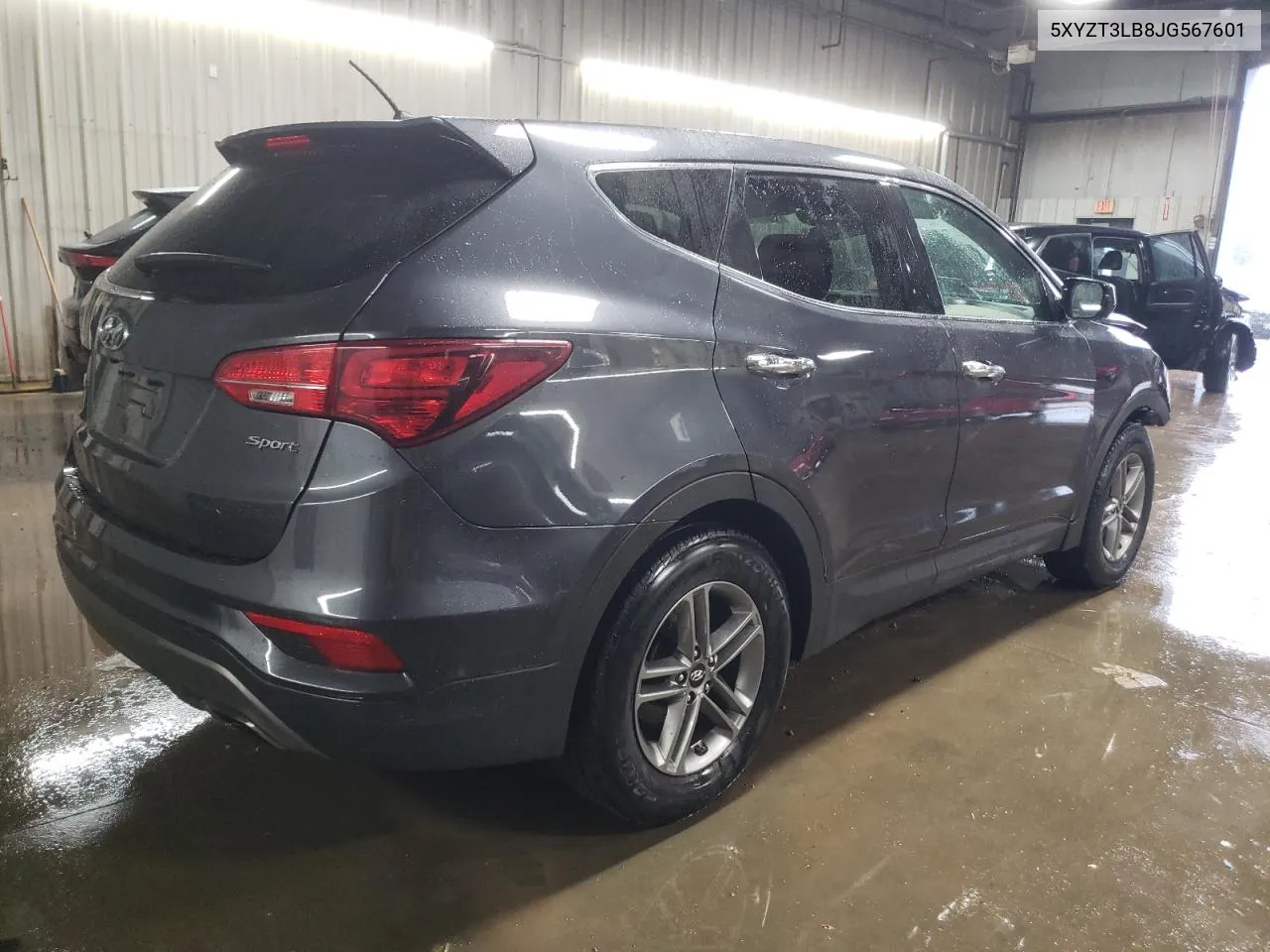 2018 Hyundai Santa Fe Sport VIN: 5XYZT3LB8JG567601 Lot: 80771744