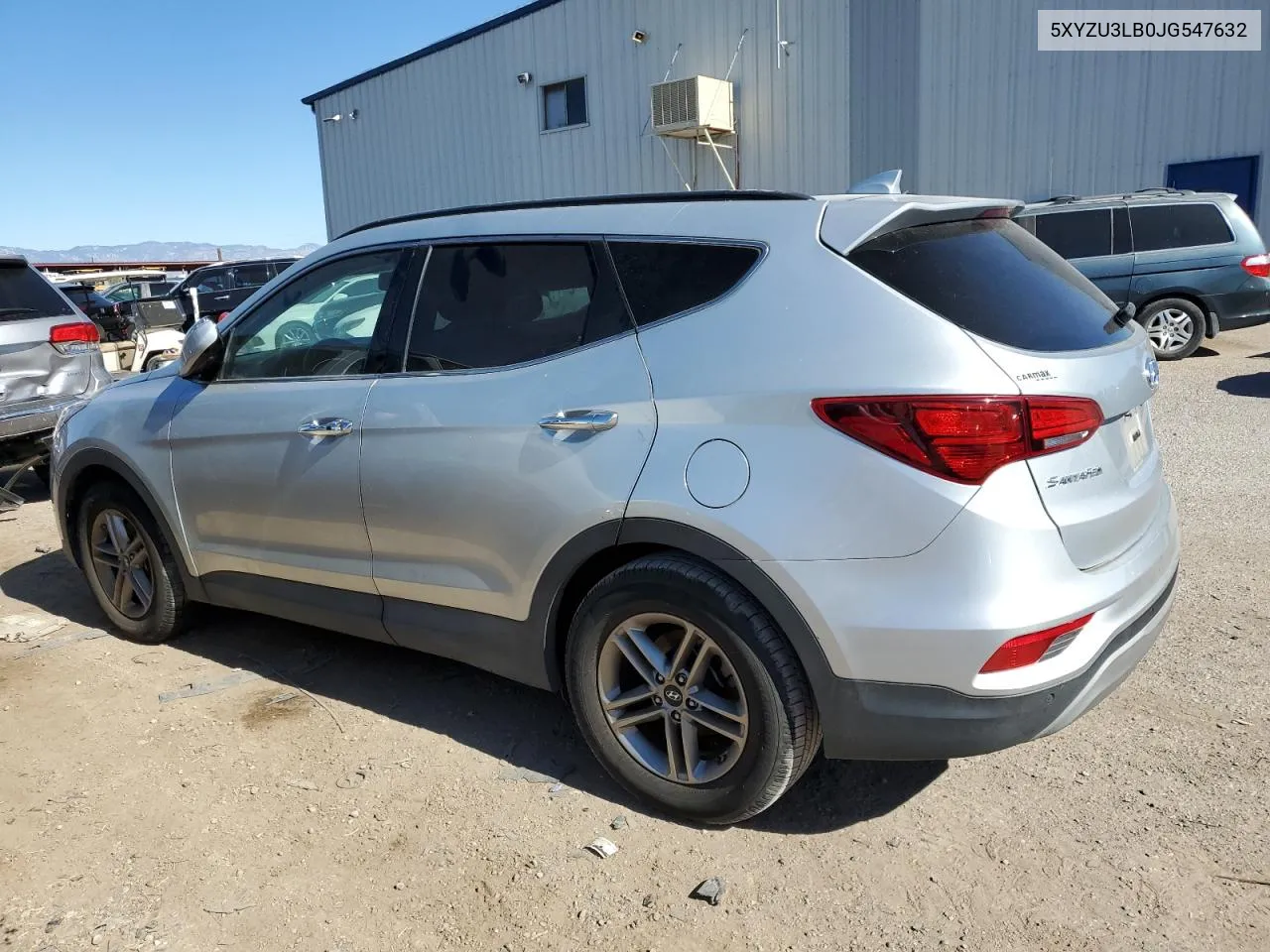 2018 Hyundai Santa Fe Sport VIN: 5XYZU3LB0JG547632 Lot: 80795764