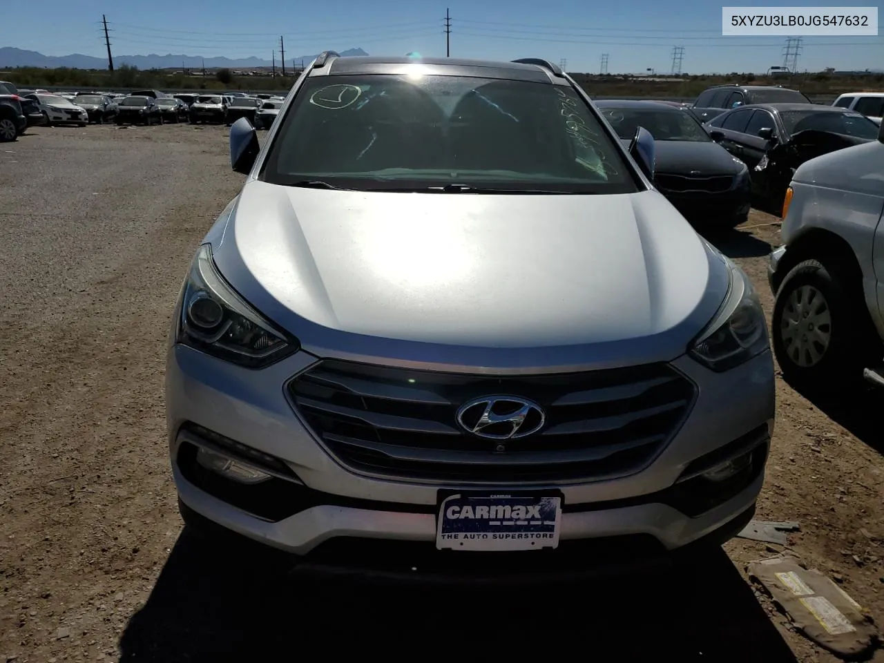 2018 Hyundai Santa Fe Sport VIN: 5XYZU3LB0JG547632 Lot: 80795764