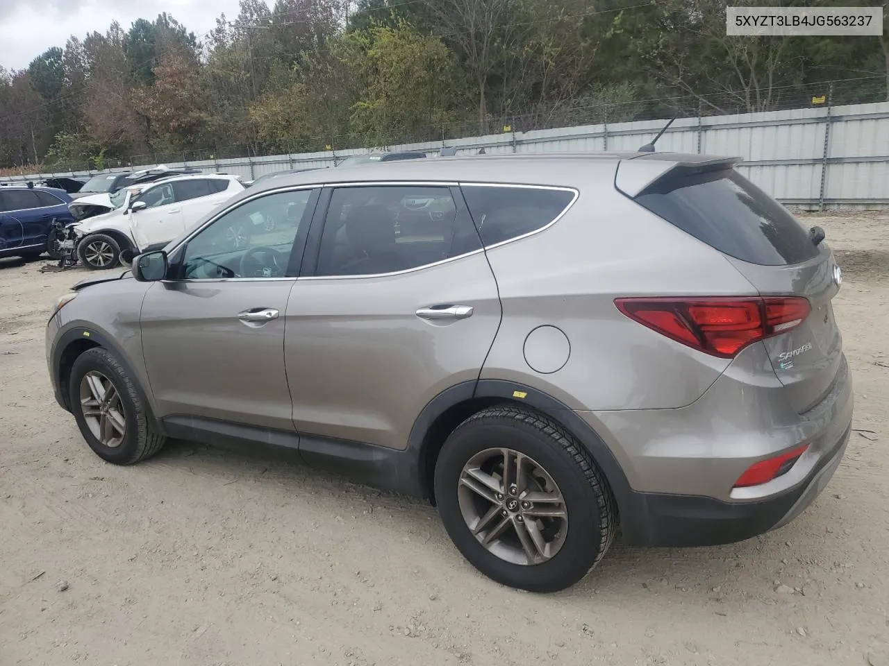 2018 Hyundai Santa Fe Sport VIN: 5XYZT3LB4JG563237 Lot: 80953364